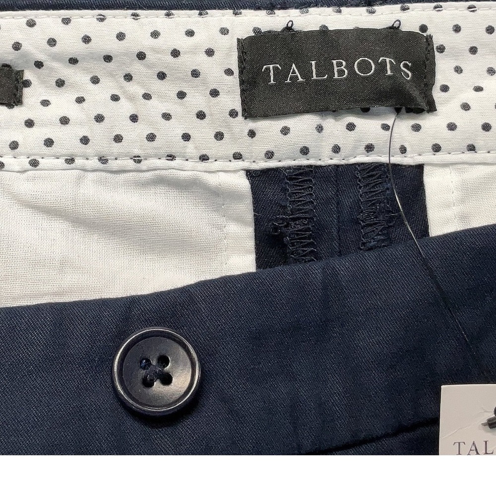 Talbots Navy Cropped Straight-Leg Capris - Picture 3 of 4